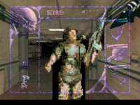 une photo d'Ã©cran de Alien VS Predator sur Atari Jaguar